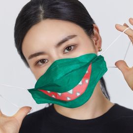 [The good] Animal Mask (1 Piece Large) Grade - FDA 510K, KF94_ Animal Pattern Design, Virus Protection, Fine Dust Blocking, Respiratory Protection_Made in Korea